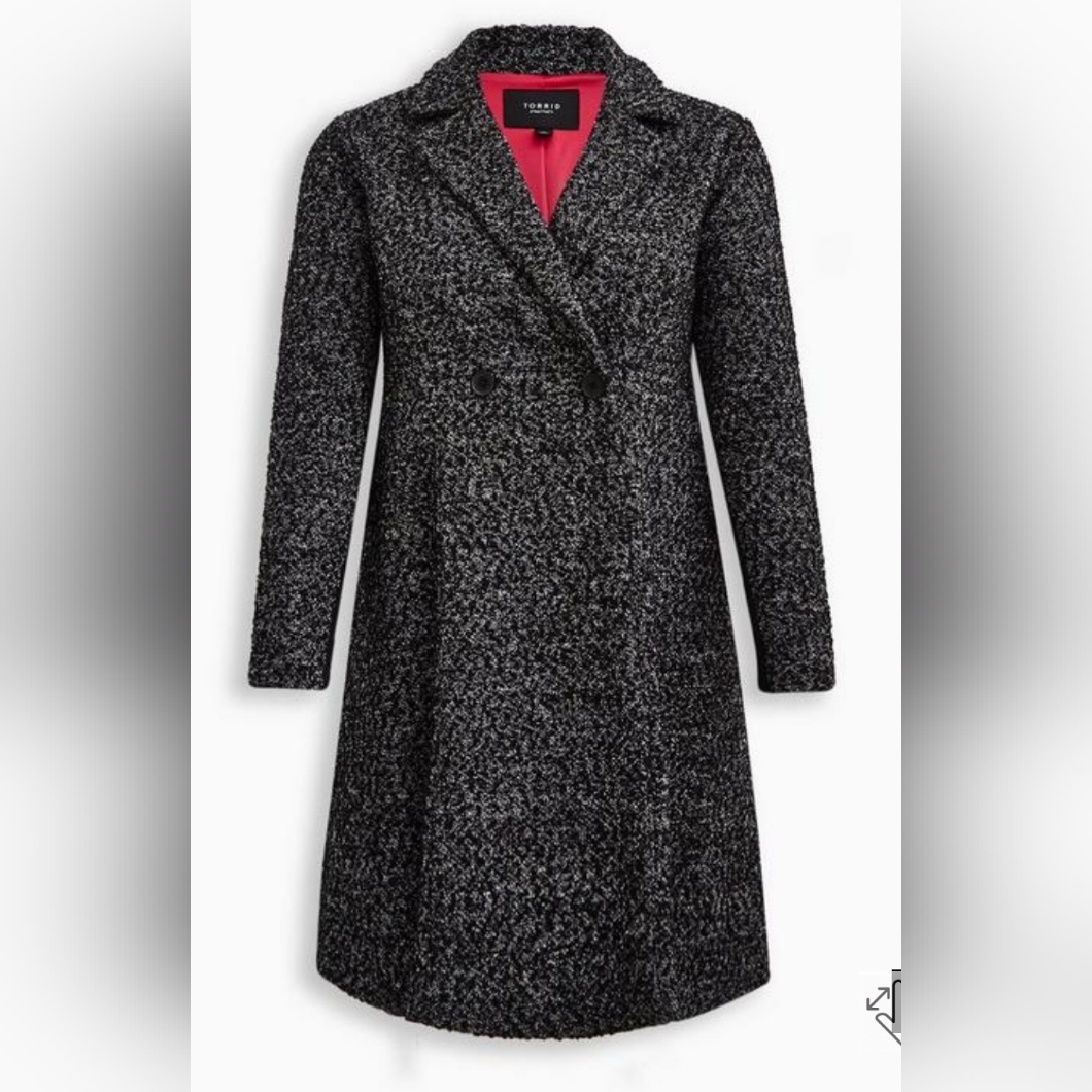 Boucle Statement Coat